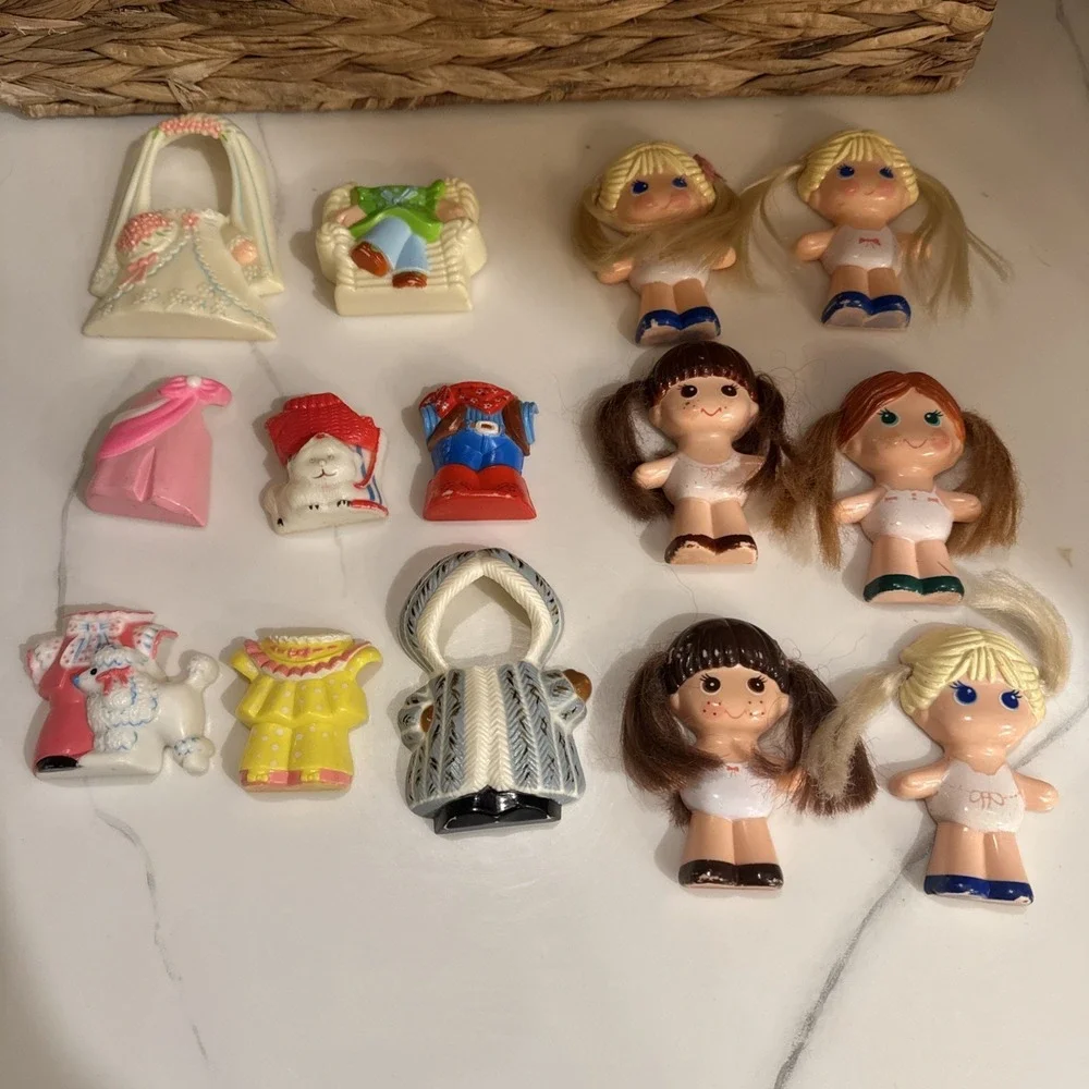 Vintage 1979 1981 KTC Knickerbocker Dolly Pop‎ Dolls & Outfit Accessories LOT